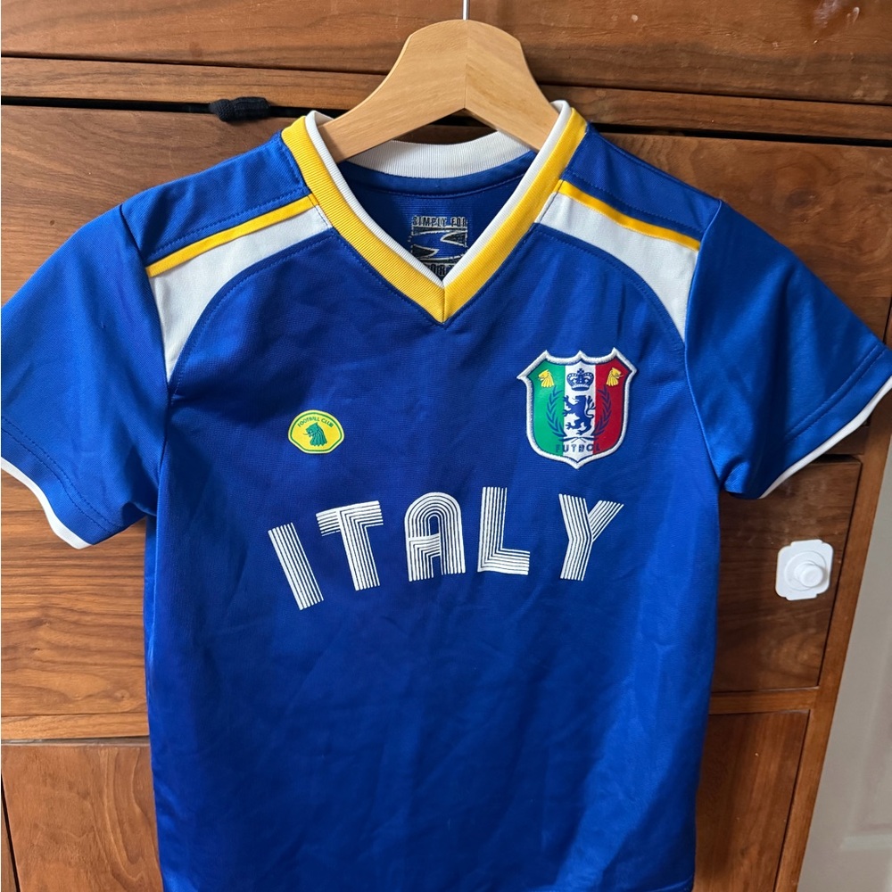 Simply for Sports kids  Blue Italy Soccer Jersey